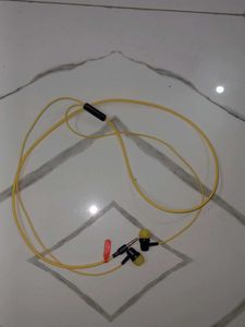 Yellow Wired Earphones