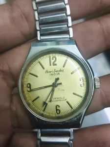 Vintage Henri Sandoz India Watch Only Cash No Coin