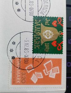 Vintage 1989 Stamp Art Cover