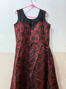 Ethenic Gown Blood Red