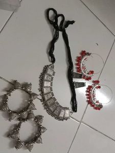 Oxidized Silver Jewelry Set