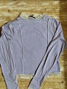 Lavender Long Sleeve Top