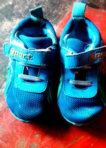 Sporty Blue Baby Shoes