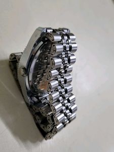 Silver Rolex Style Watch