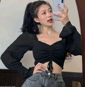 Georgette crop top