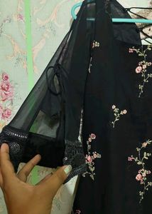 Flower Printed Back Design Suit