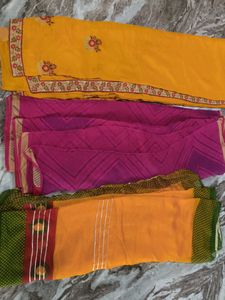 Assorted Women's Sarees Pack of 3😍❤️