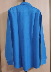 Blue Striped Formal Shirt