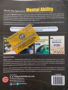 Mental Ability Book For NTSE And Other Talent Exam