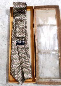 Vintage Patterned Silk Tie, Brand New ⭐