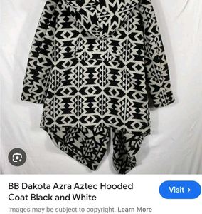 BB Dakota Aztec Hooded Coat
