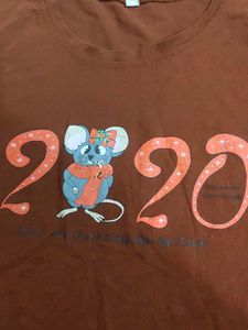 Brown Regular T Shirt Women