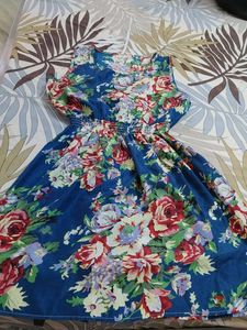 Pretty One Piece Dress In Imported Fabric