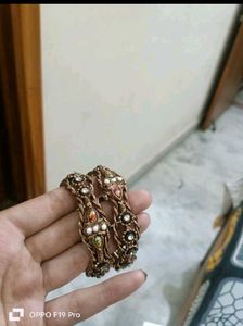 Kundan Bangle Set