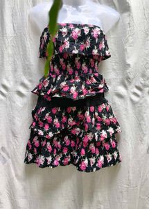 6196. CUTE PARTY RUFFLE DRESS