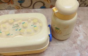 Kawaii Pineapple Lunchbox &amp; Bottle Set