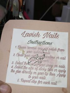 Black Glitter Press-On Nails