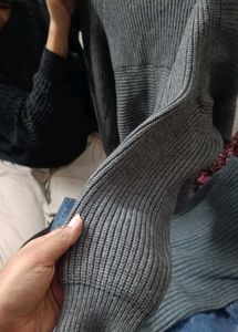 Gray Knit Sweater