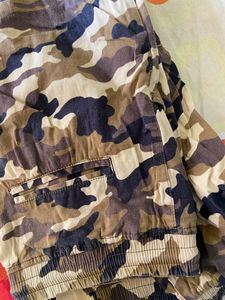 Army Print Trousers For Women