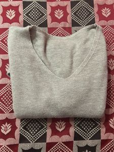 Gray V-Neck T-Shirt