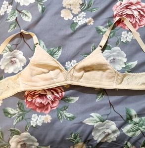 Non-padded Cotton Beige Bras