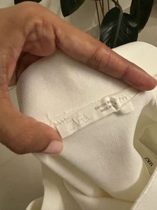 ZARA White Halter top with Tag