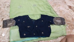 embroidery party wear saree