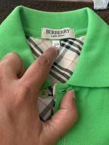 Lime Green Polo Shirt For Boy Age 8-10