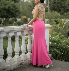 Elegant Pink Formal Gown