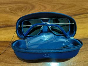 Buy Gunmetal Blue Grey Full Rim Rectangle Square