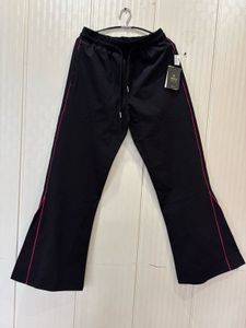 Bootcut Stylish Black Track Pants