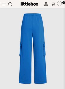 Electric Blue Littlebox Pant