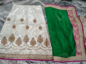 Half Georgette Saree