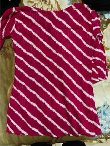 Striped Embroidered Kurta🥰