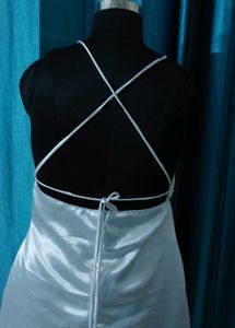 White Sexy Long GOWN( 28,30,32,34,36,38,40)