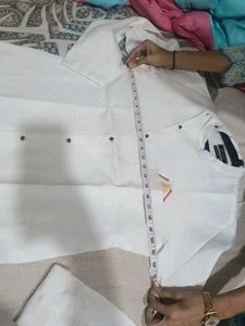 Stylish White Kurta