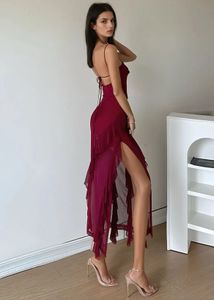 Newme Burgundy Stunning Dress