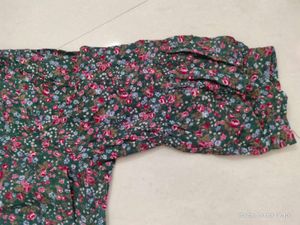 Floral Print Cotton Top - 40 Bust