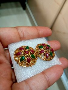 Vintage Gold Plated Studs Impone Work