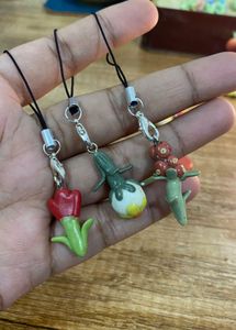 Handmade flower charms