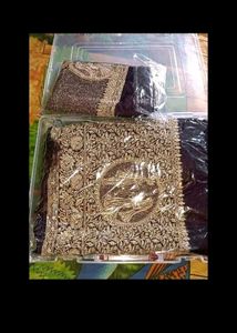 New Heavy Bridal Saree With Plastic Box