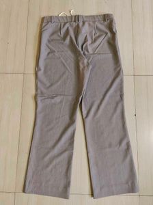 Wide Leg Grey Trouser