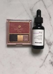Minimalist Retinol Serum + Lakme Blusher