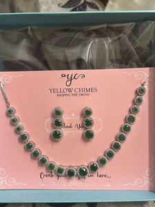 Silver Toned Studded Jewellery