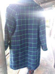Green Plaid Coat