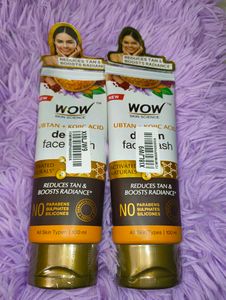 WOW De Tan Facewash Combo