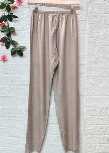 Beige Casual Pants