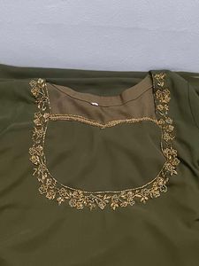 Elegant Olive Green Kurta