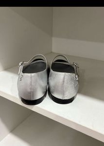 Chanel Silver Mary Jane’s