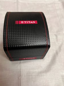 Titan Black Belt Watch For Men